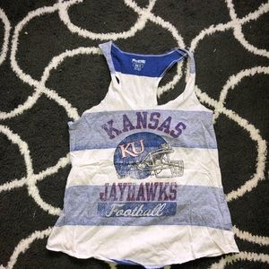 Kansas Jayhawks football tank top